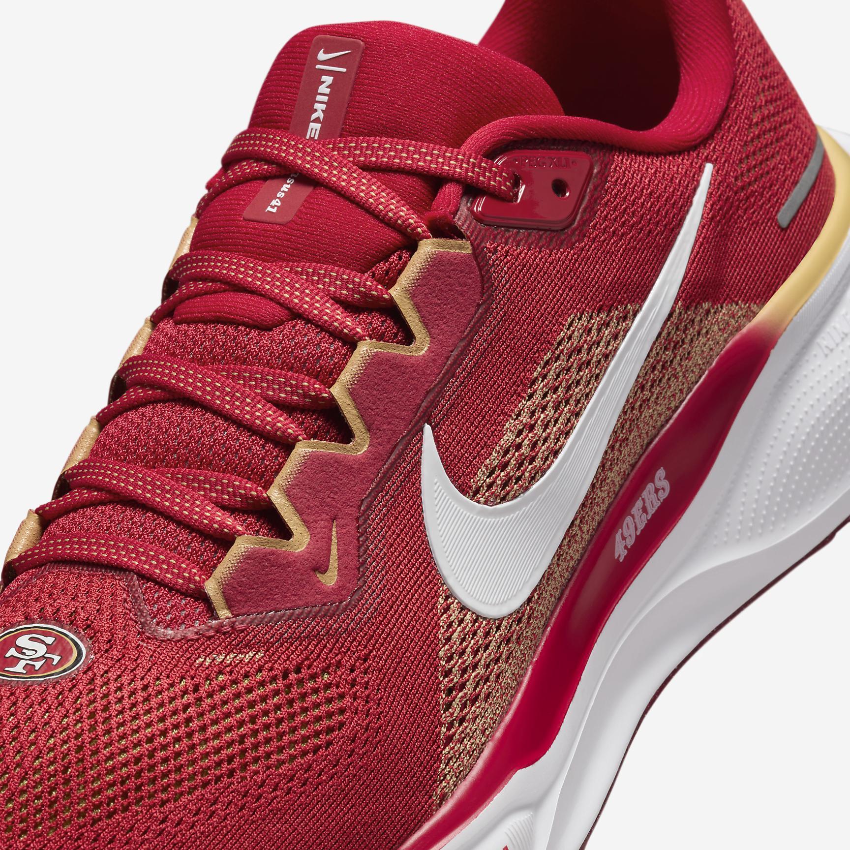 Nike Pegasus 41 NFL San Francisco 49ers Men's Road Running Shoes Product Image