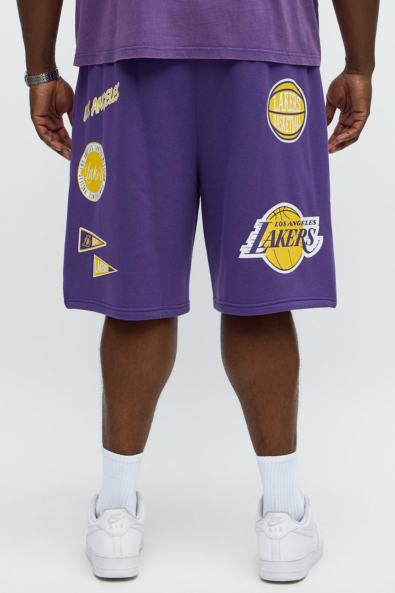 Lakers Basketball Sweatshorts - Purple Product Image