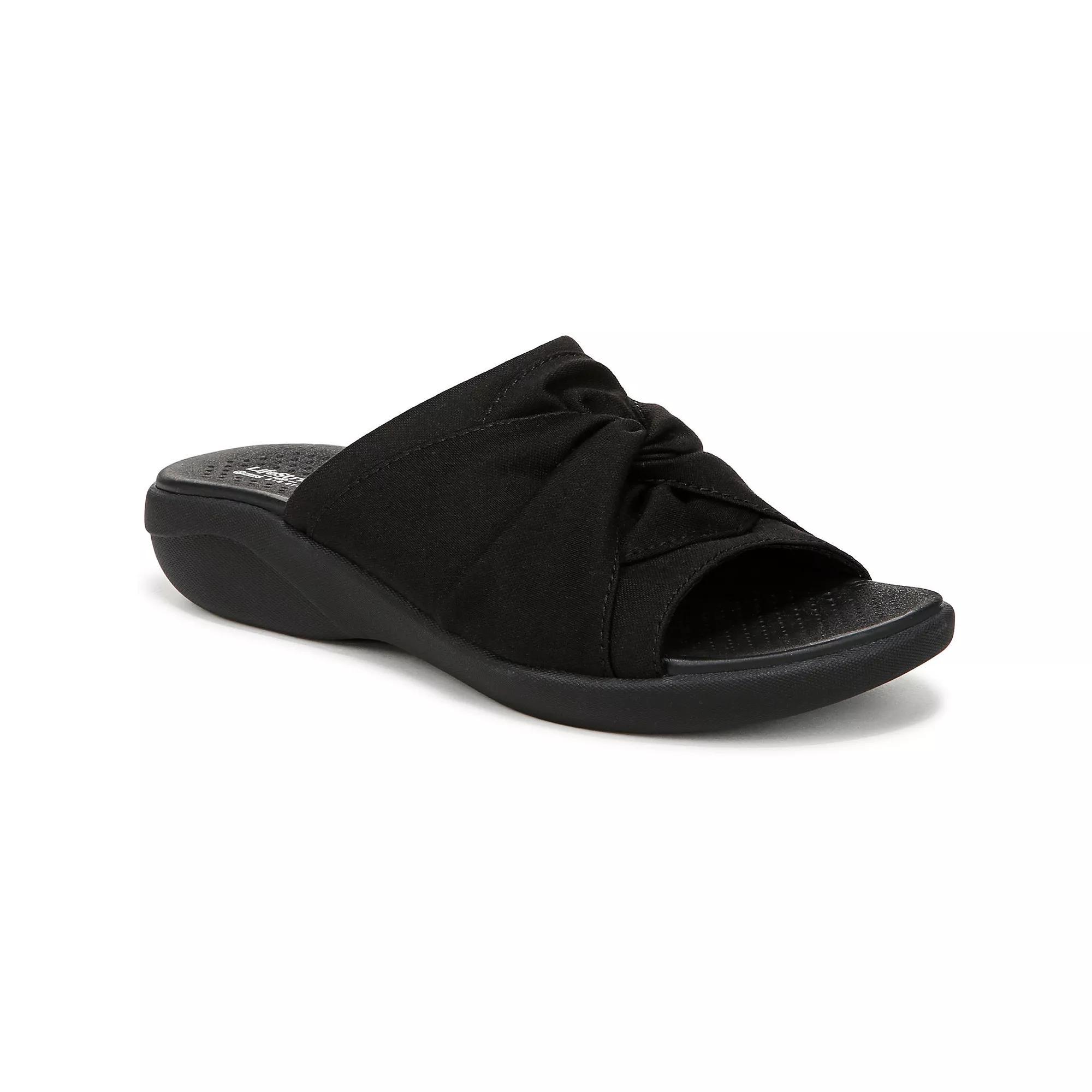 LifeStride Cherish Women's Slide Sandals, Size: 6.5, Black Product Image