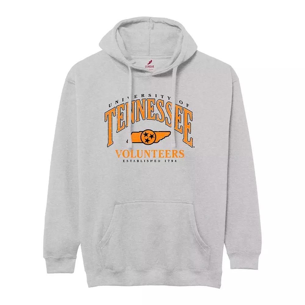 Men's League Collegiate Wear Heather Gray Tennessee Volunteers Tall Arch Essential Pullover Hoodie, Size: Large, Grey Product Image