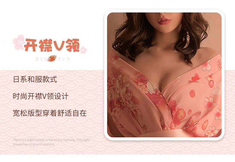 Kimono Lingerie Costume Set Product Image