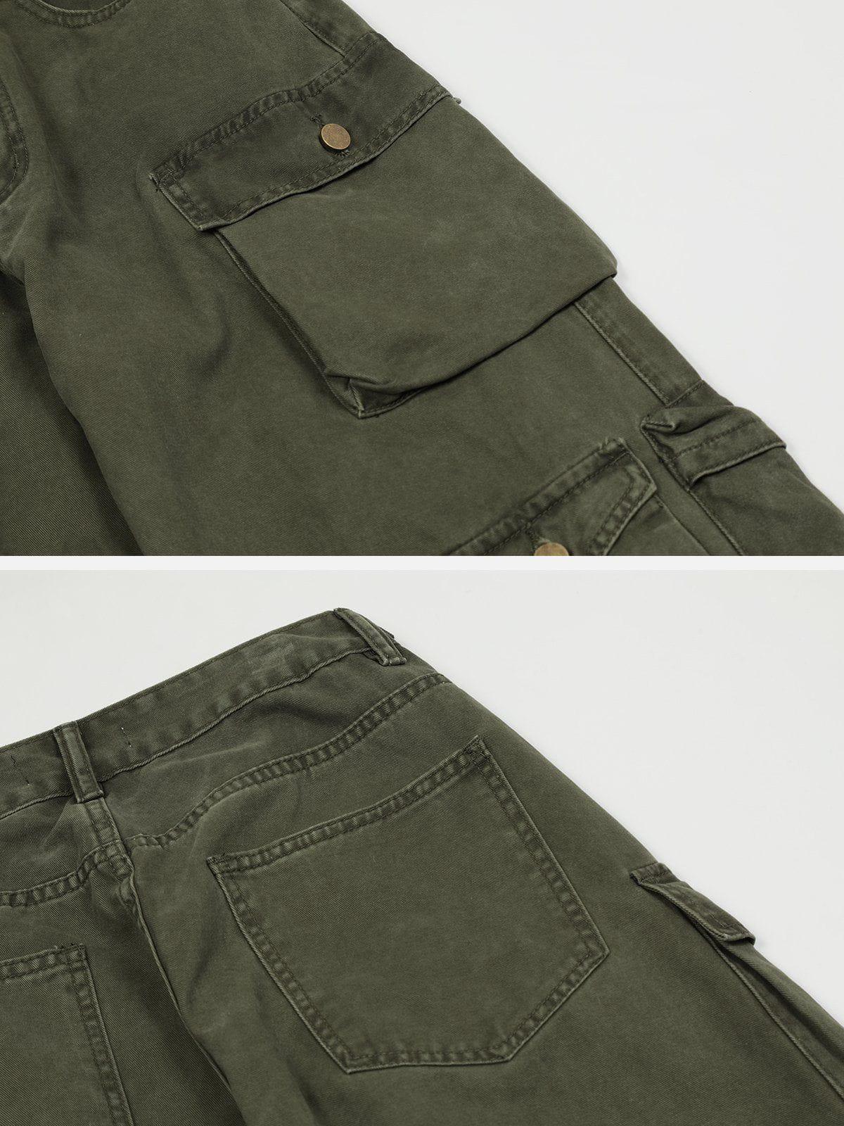 Aelfric Eden Vintage Multi-pocket Cargo Pants Product Image