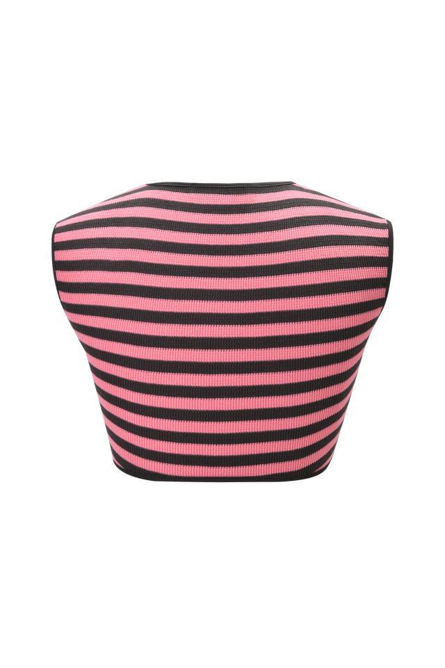 RICA TOP - PINK/GREY Product Image
