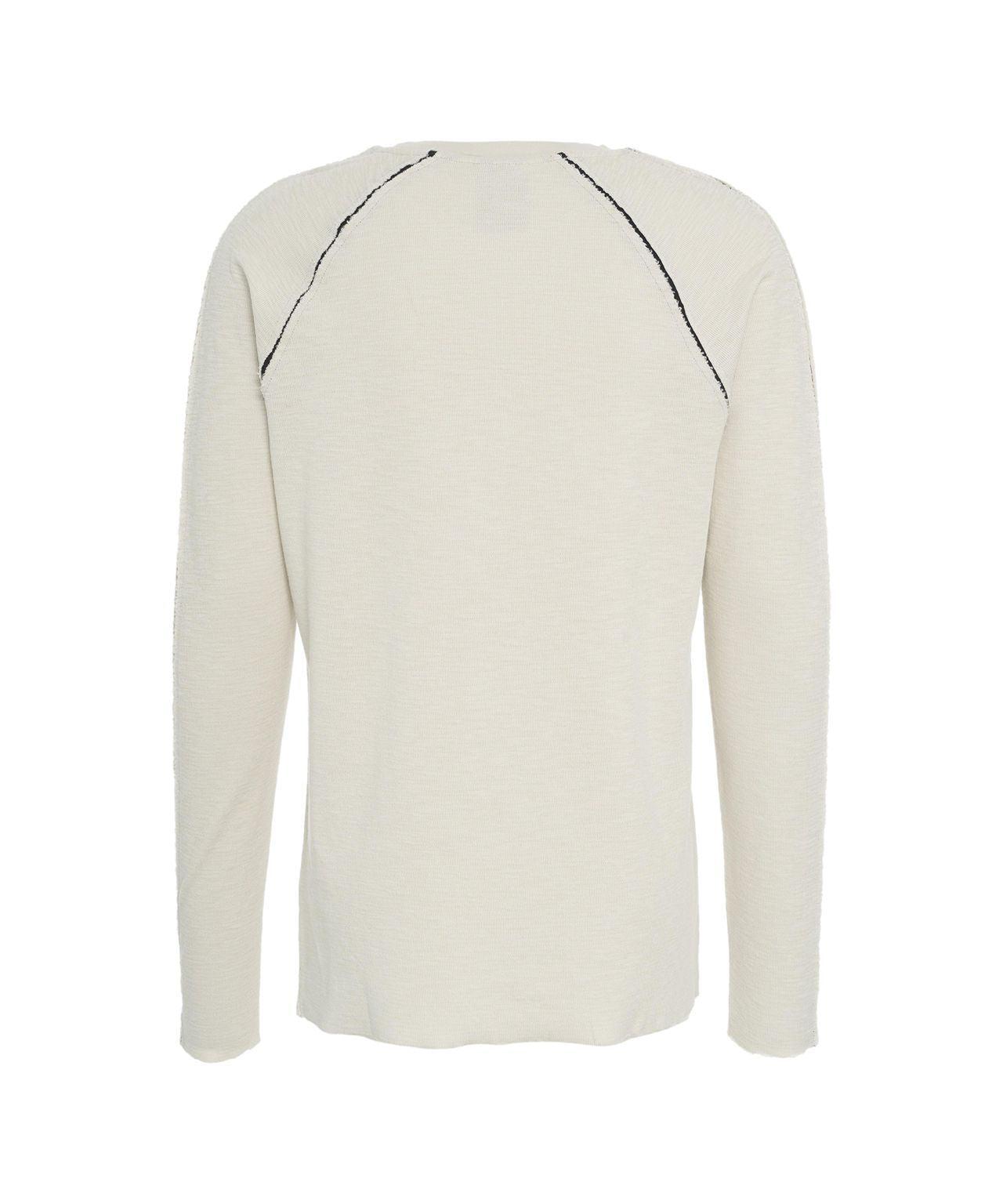 Knit pullover with seam details Product Image