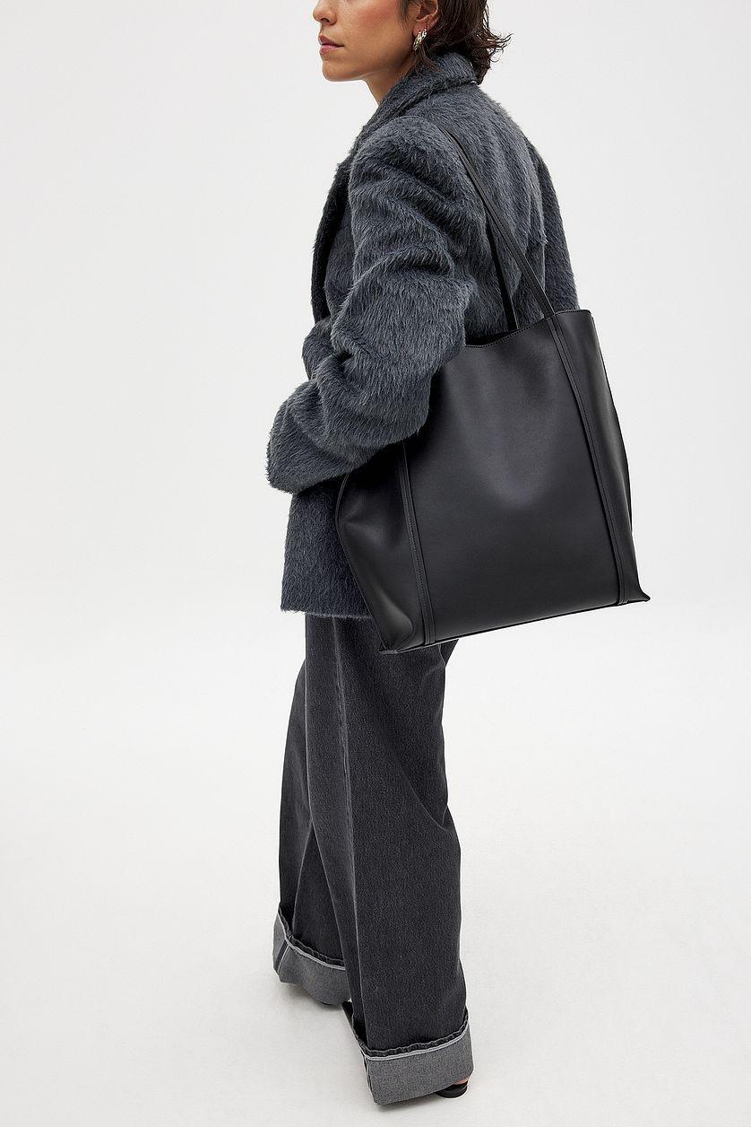 Boxy Leather Tote Product Image
