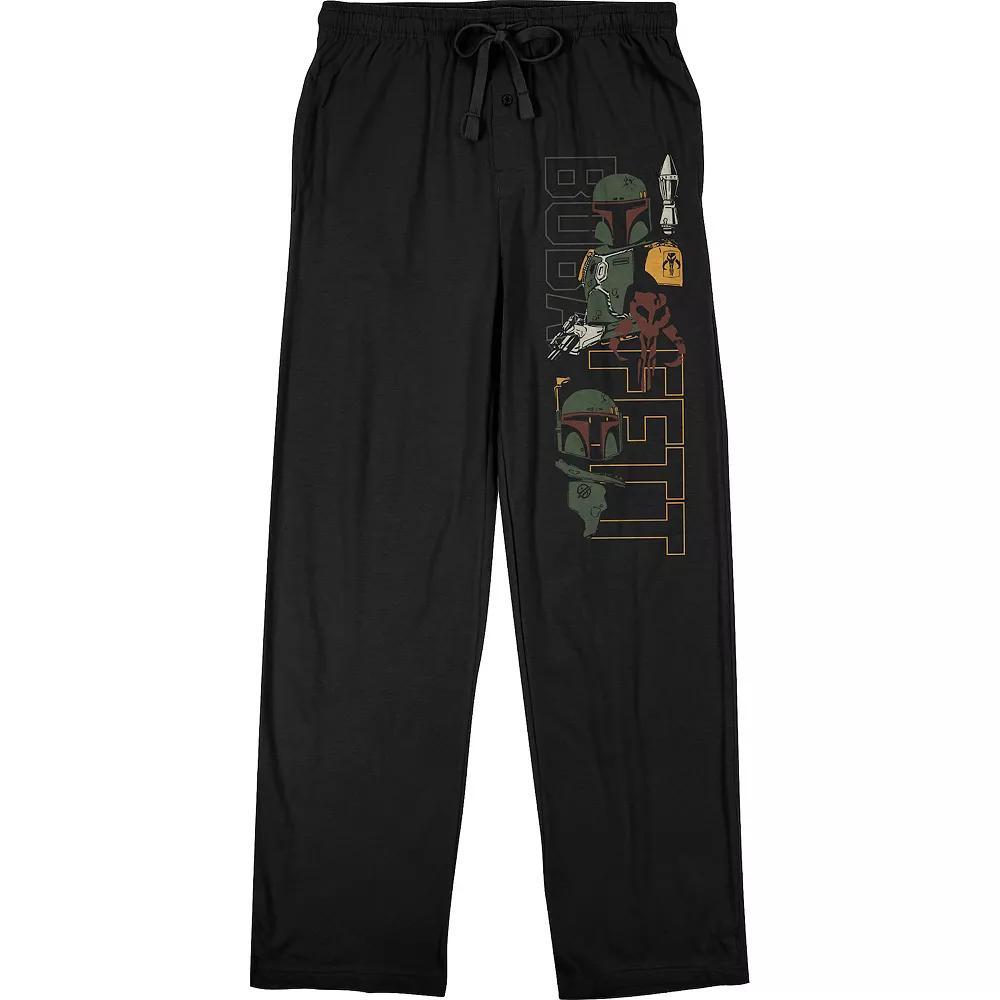 Mens Star Wars Boba Fett Pajama Pants Product Image
