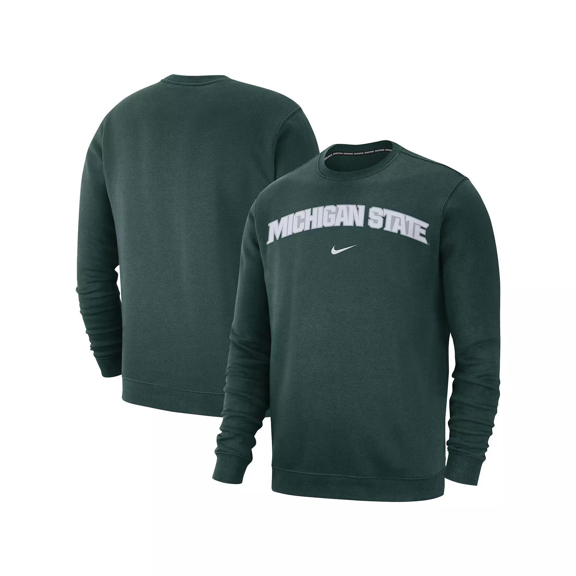 Mens Nike Michigan State Spartans Club Fleece Sweatshirt Product Image