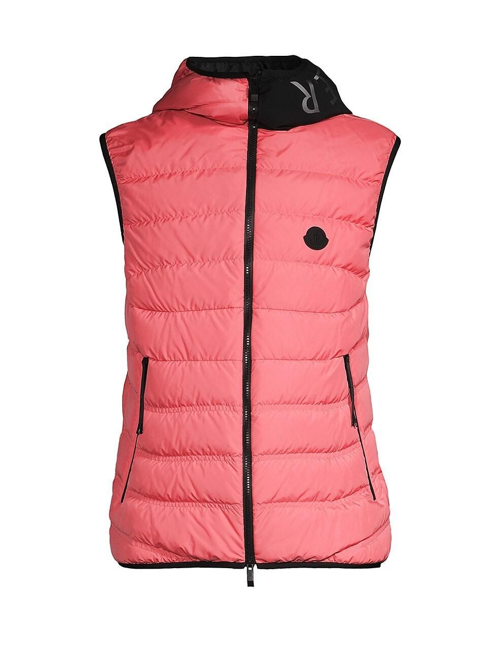Moncler Nubiera Vest in Pink Product Image