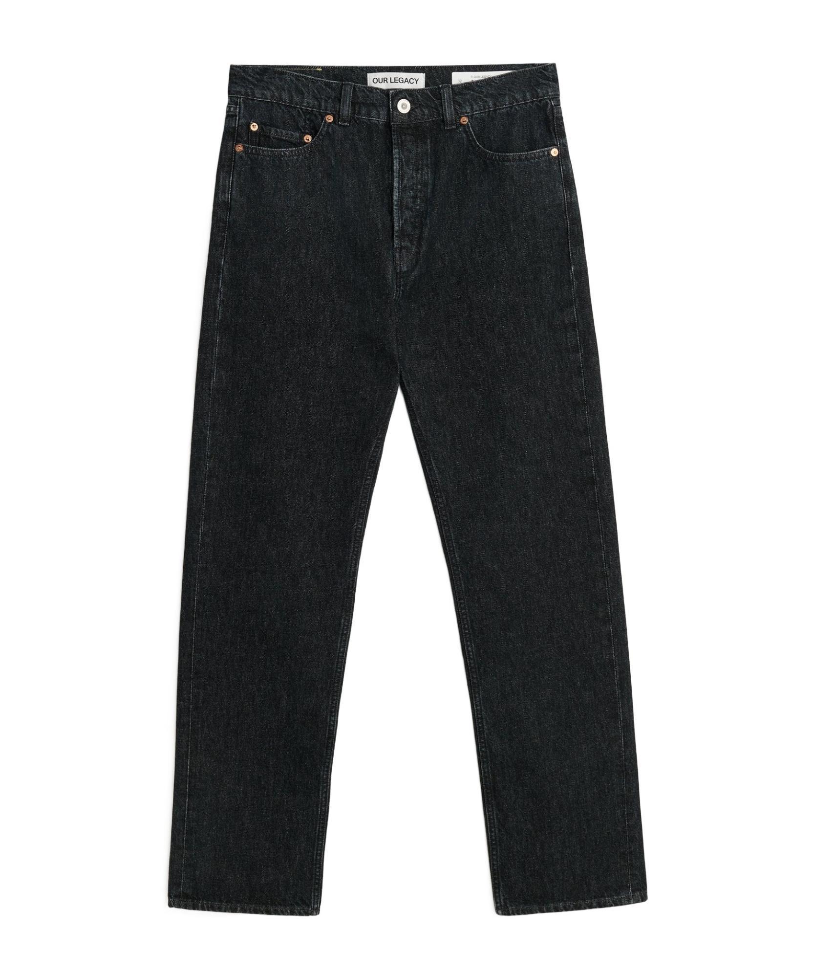 OUR LEGACY Belt-loop Jeans In Black Product Image
