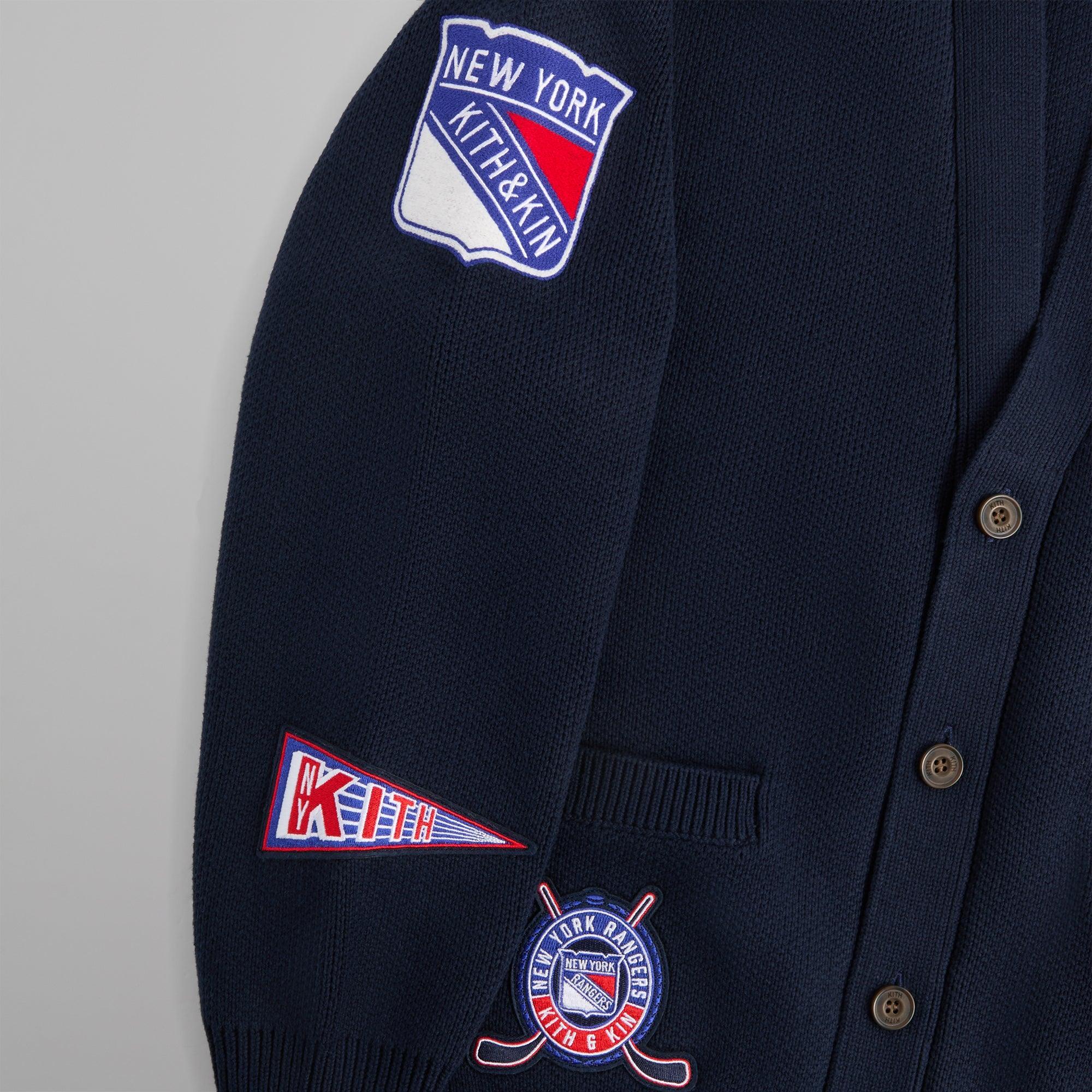 Kith for the New York Rangers Cypress Cardigan - Nocturnal Male Product Image