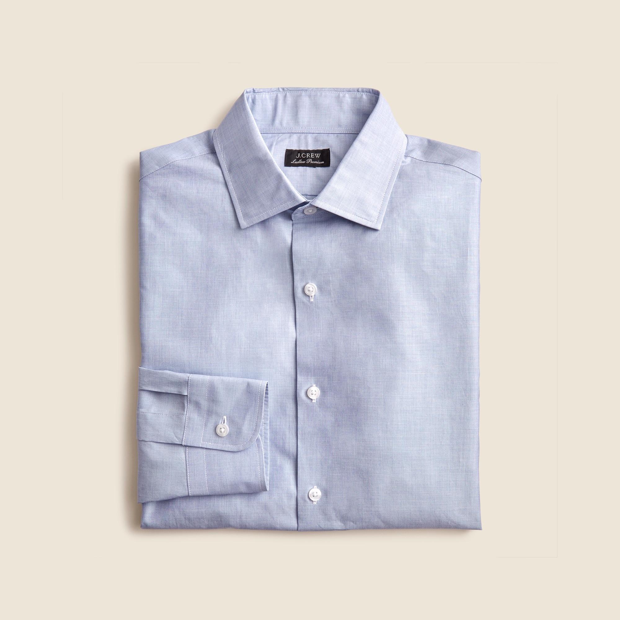 Ludlow Premium fine cotton dress shirt Product Image