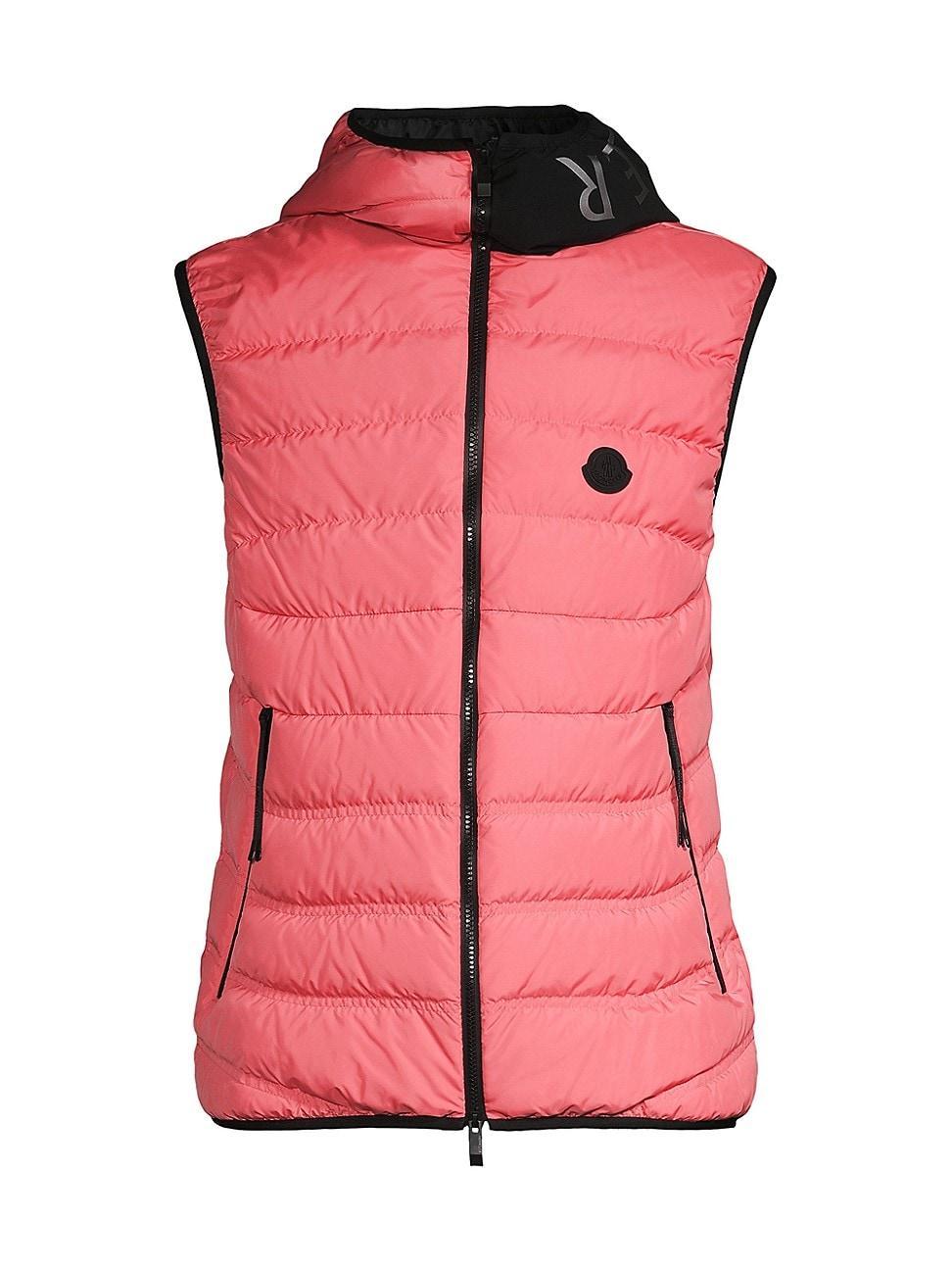 Moncler Nubiera Vest in Pink Product Image