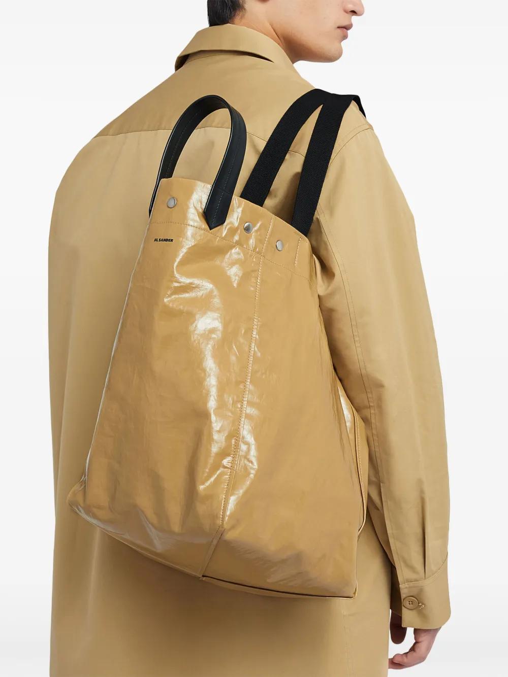 JIL SANDER Kleine 2way Tote Bag In Nude Product Image