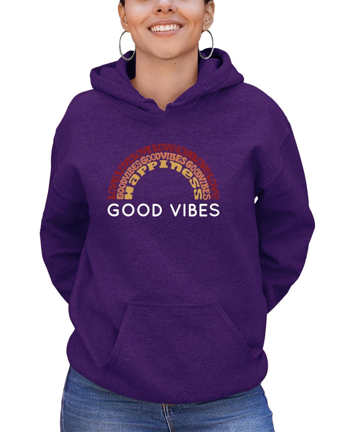 La Pop Art Womens Thanksgiving Word Art Hooded Sweatshirt Product Image