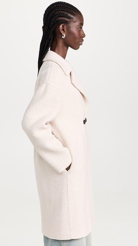 Harris Wharf London Dropped Shoulder Bouclé Coat | Shopbop Product Image