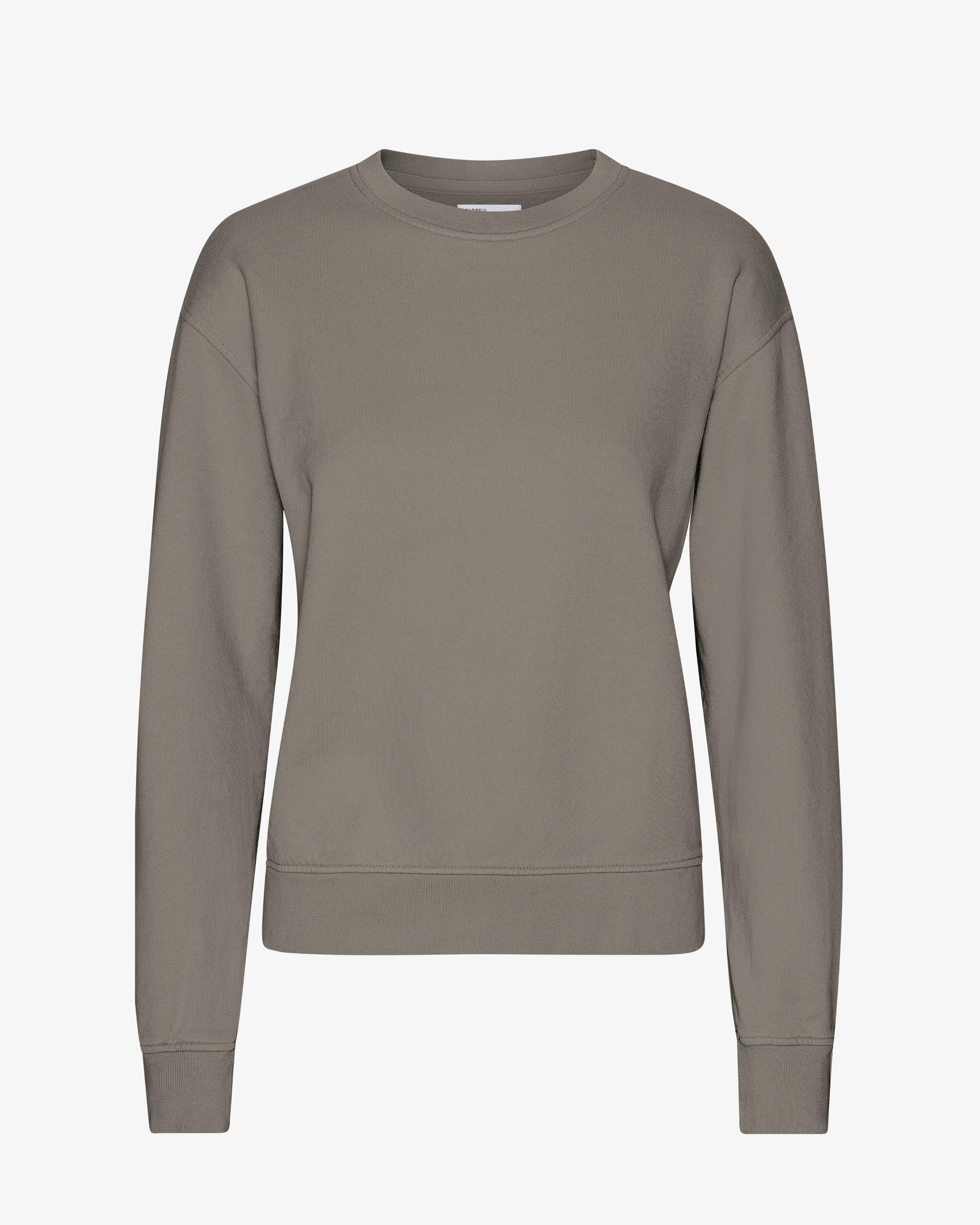 Women Classic Organic Crew - Misty Brown Product Image