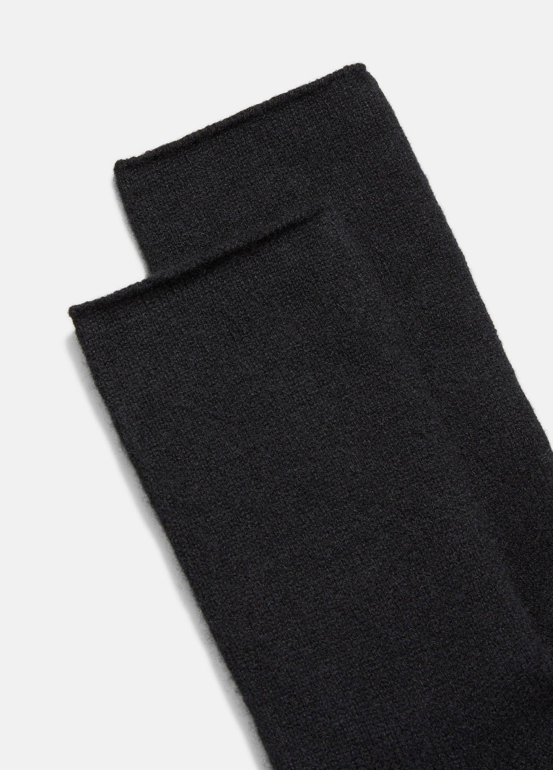 Womens Womens Cashmere Jersey Short Sock, Medium Heather Grey, Size M/L Vince Product Image
