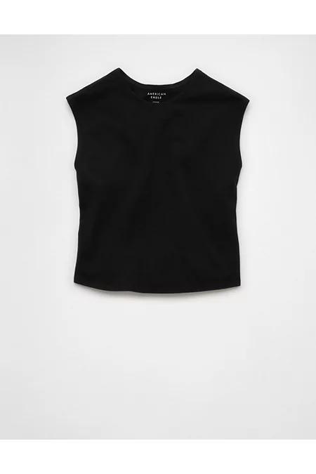 AE Open Tie Back T-Shirt Womens Product Image