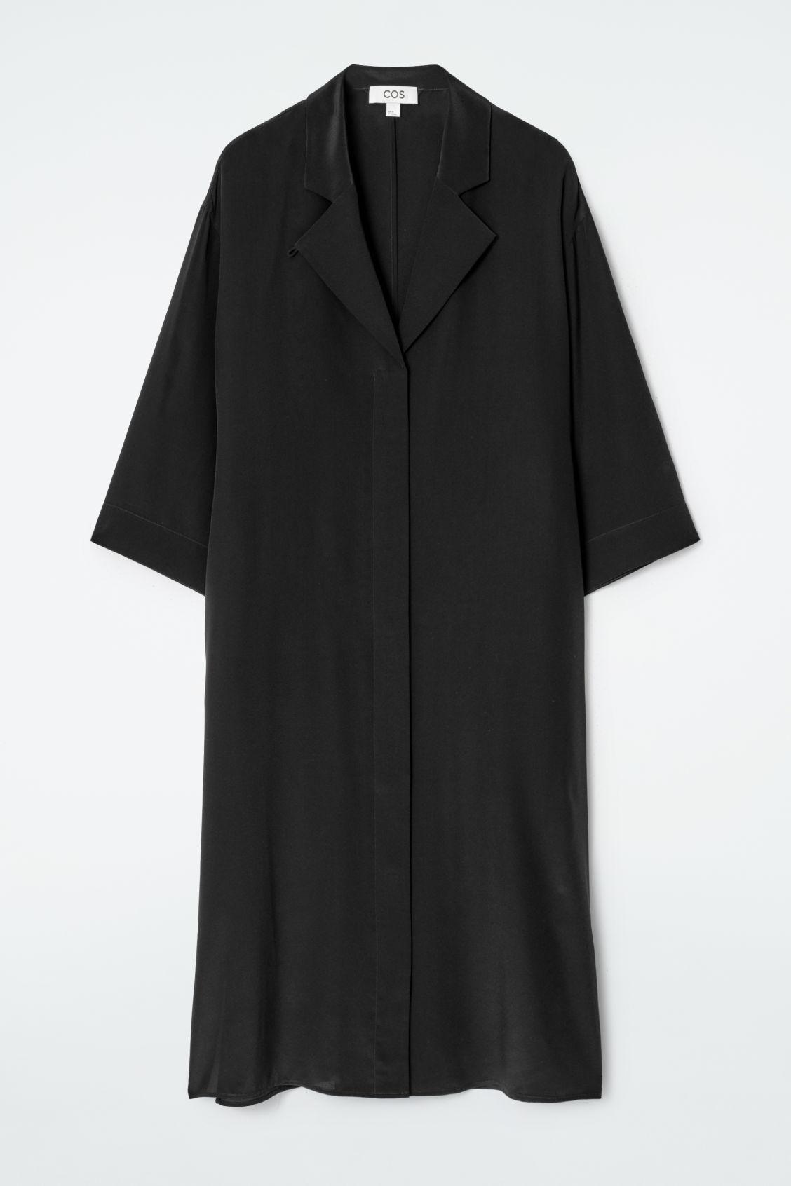 BELTED SILK SHIRT DRESS Product Image