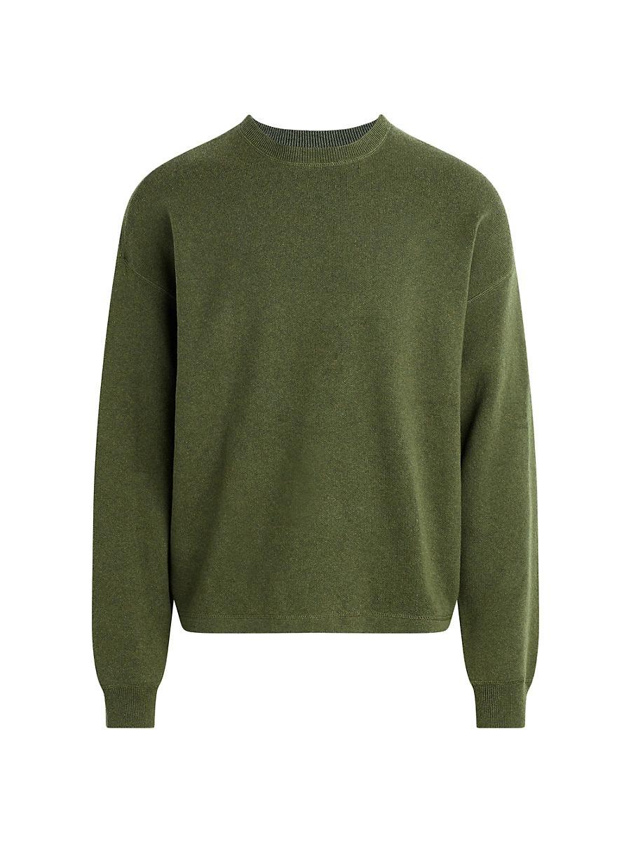Mens Cotton-Cashmere Crewneck Sweater Product Image