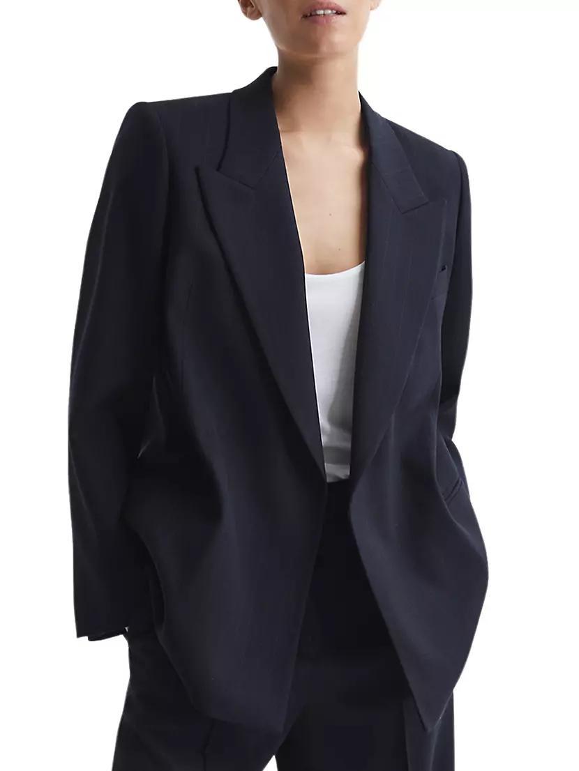 Willow Oversized Wool-Blend Jacket Product Image