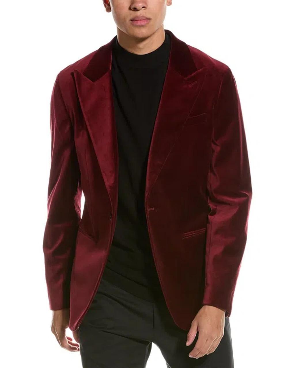 REISS Apsara Blazer In Red Product Image