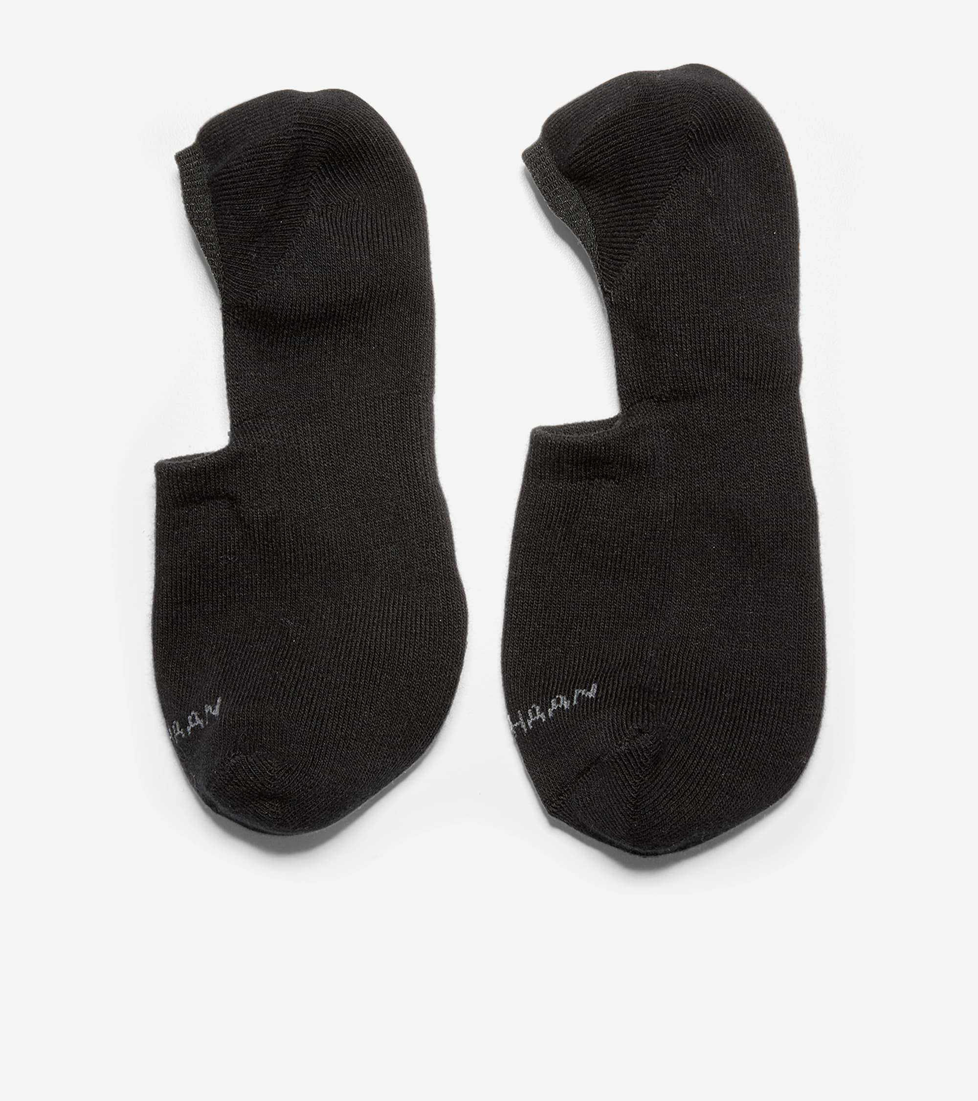 Men's Casual Cushion Sock Liner – 2 Pack in Black | Cole Haan Product Image
