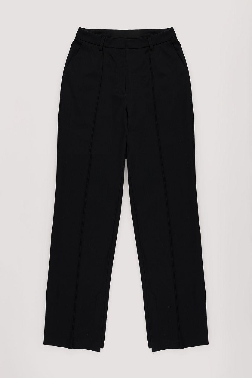 Side Slit Tailored Pants Product Image