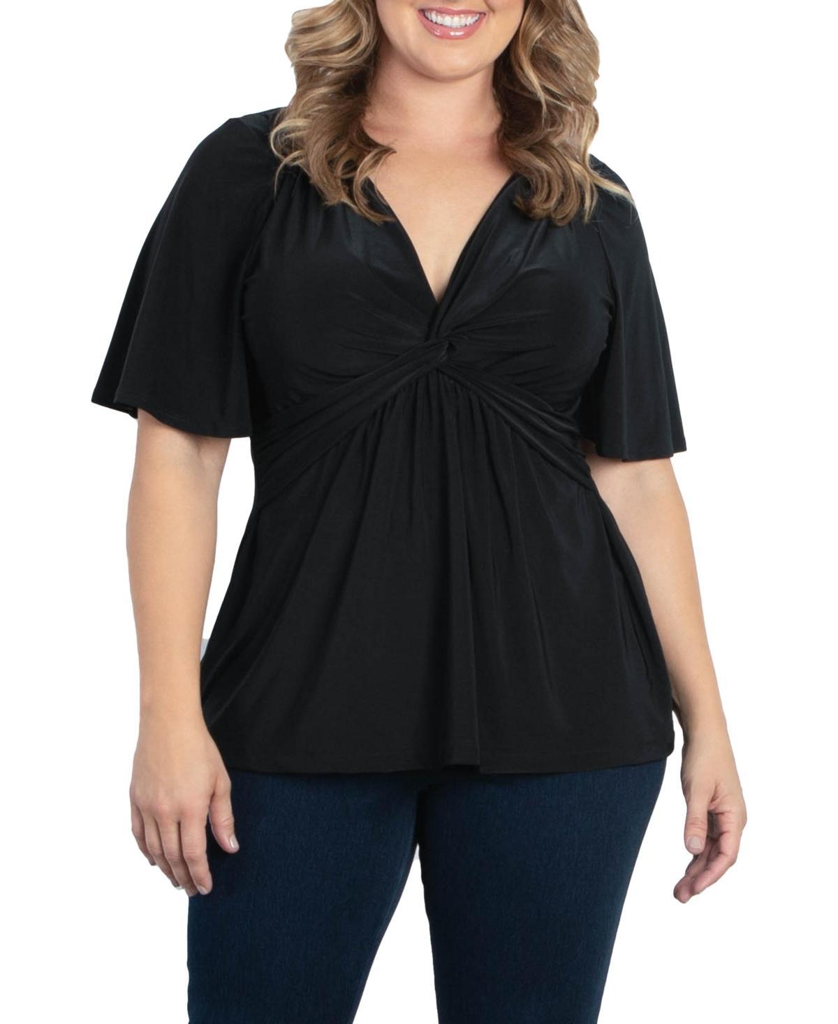 Womens Abby Twist-Front Top Product Image