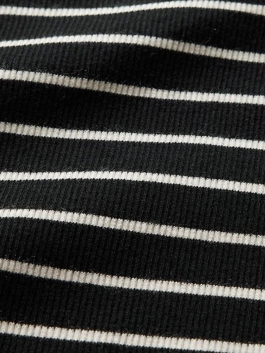 Modern Rib Funnel-Neck T-Shirt Product Image