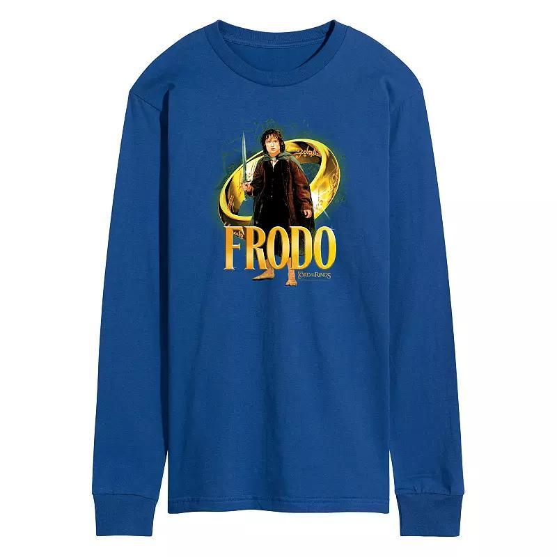 Mens Lord Of The Rings Frodo Baggins Ring Long Sleeve Graphic Tee Product Image