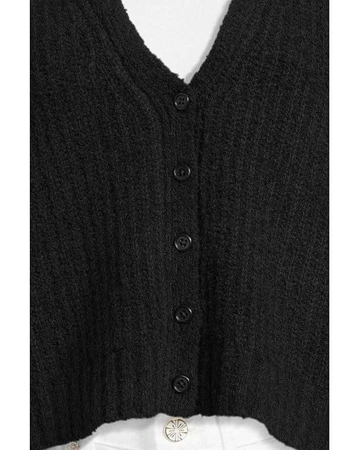 Washable Stretch Crepe Round Neck Long Vest Product Image