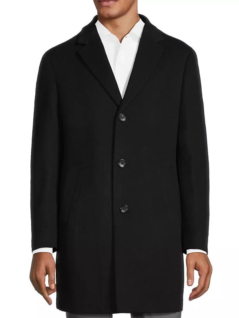 Trenton Wool-Cashmere Puffer Hood Coat Product Image