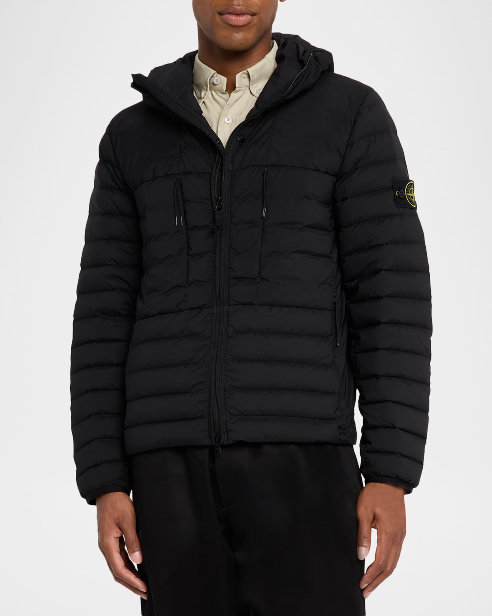 Men's Nylon Seamless Tunnel Down Jacket Product Image