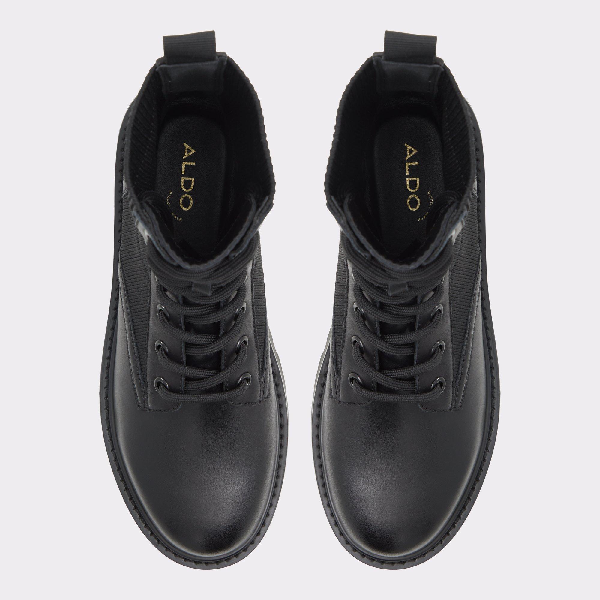 Talaleryknit Black Women's Combat boots | ALDO US Product Image