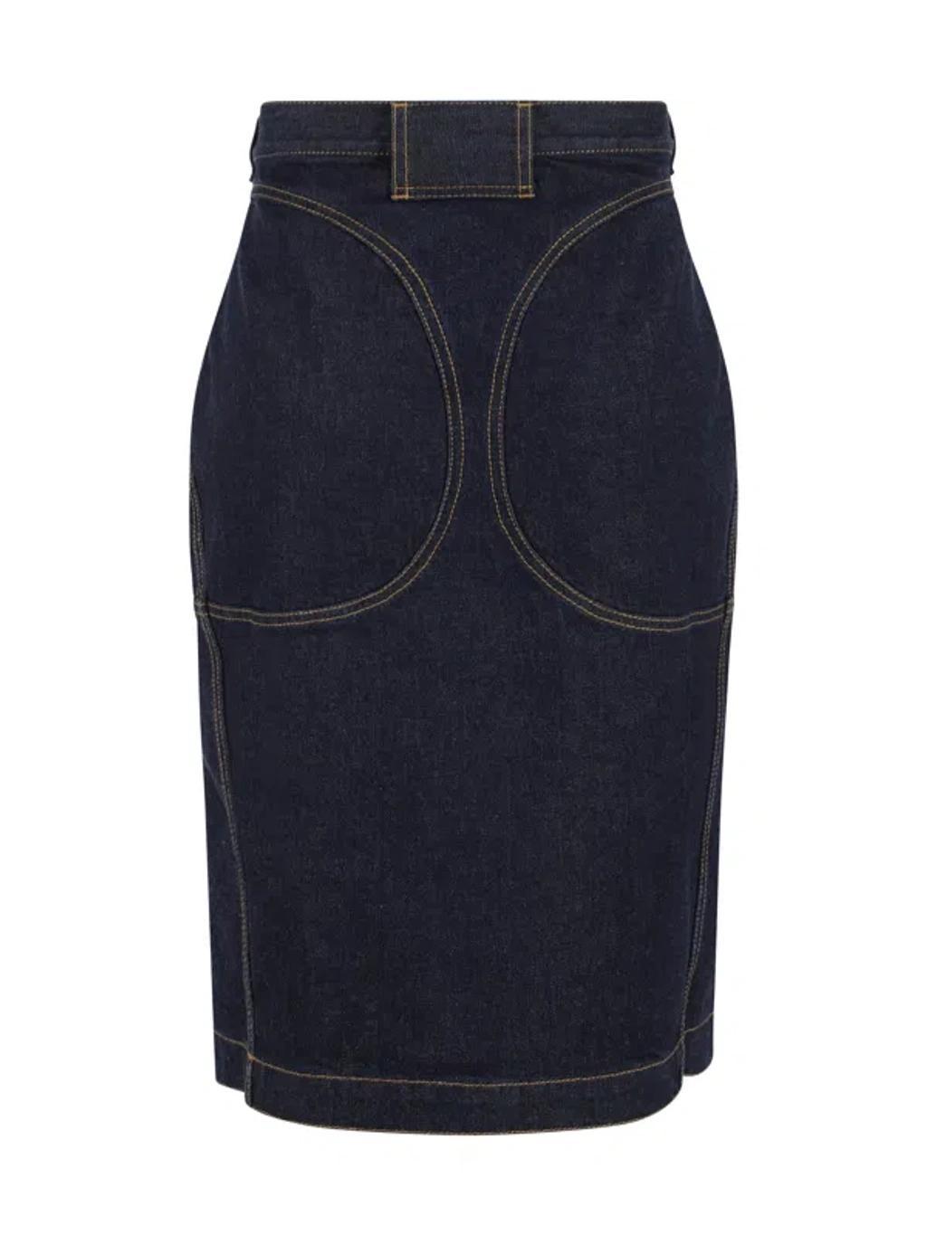 ALAÏA Gonna Pencil In Multicolor Product Image