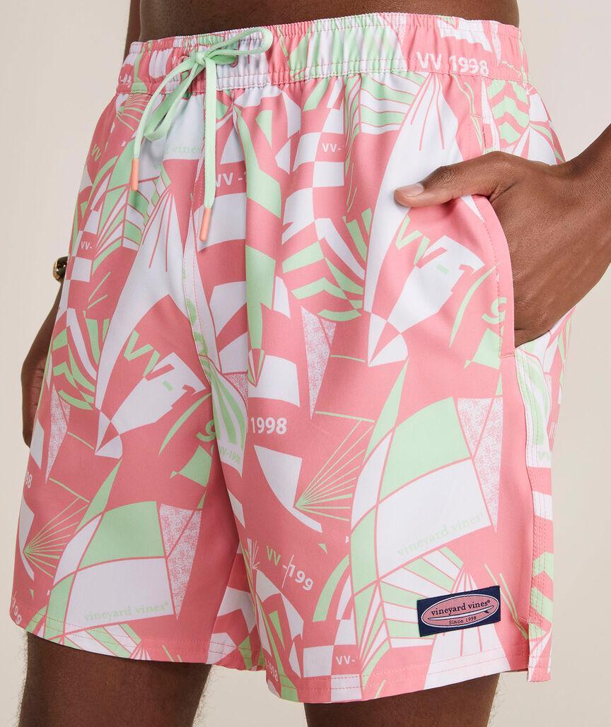 7 Inch Printed Chappy Swim Trunks Product Image