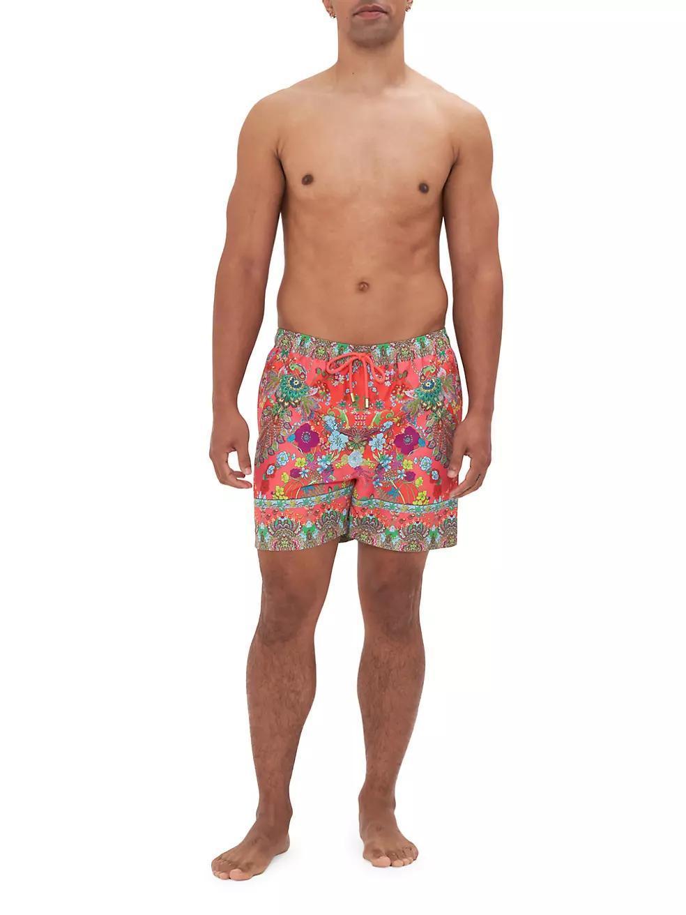 Floral Drawstring Swim Shorts Product Image