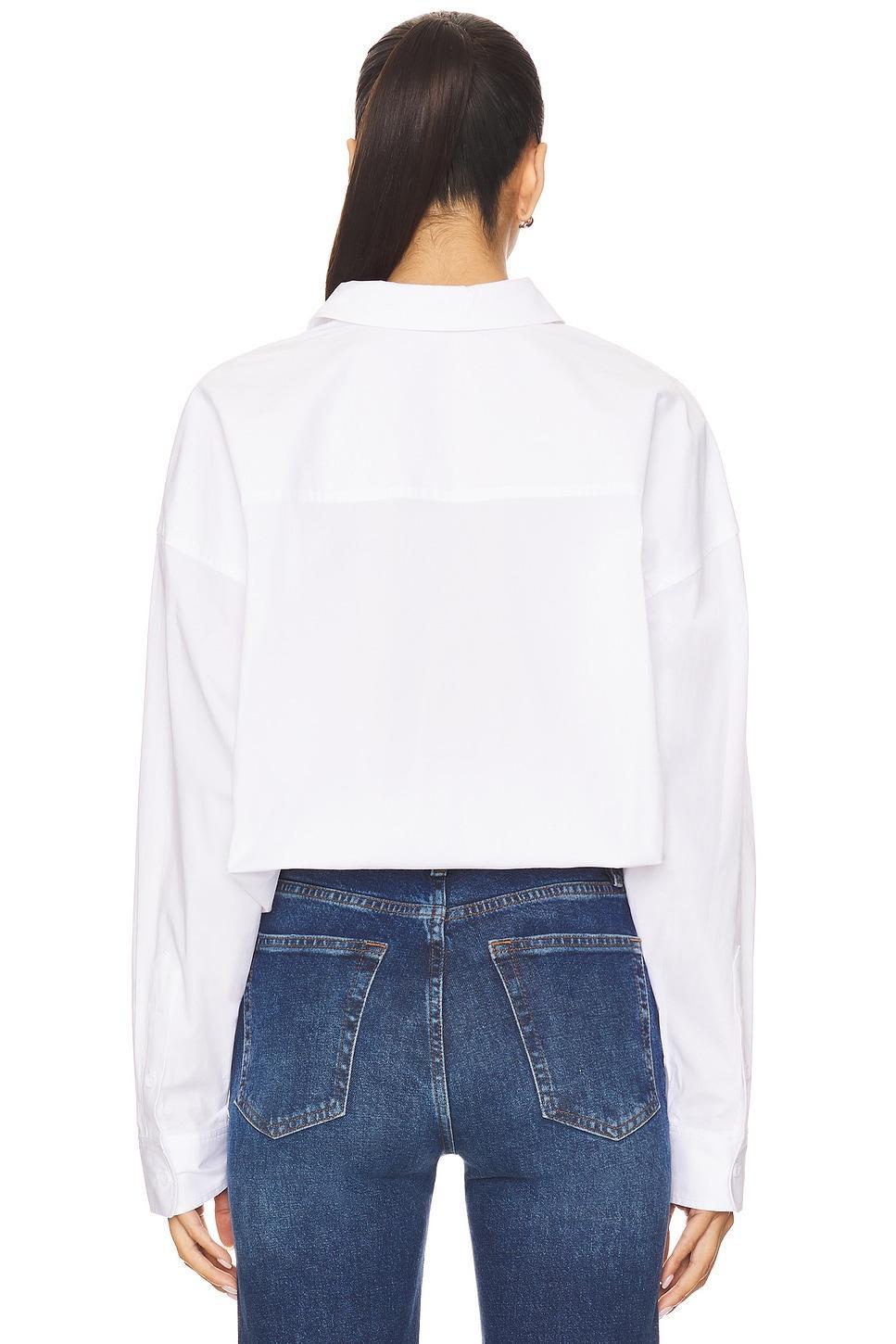 Poplin Bubble Shirt Good American Product Image
