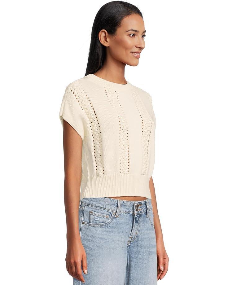 Short Sleeve Crewneck Sweater Product Image