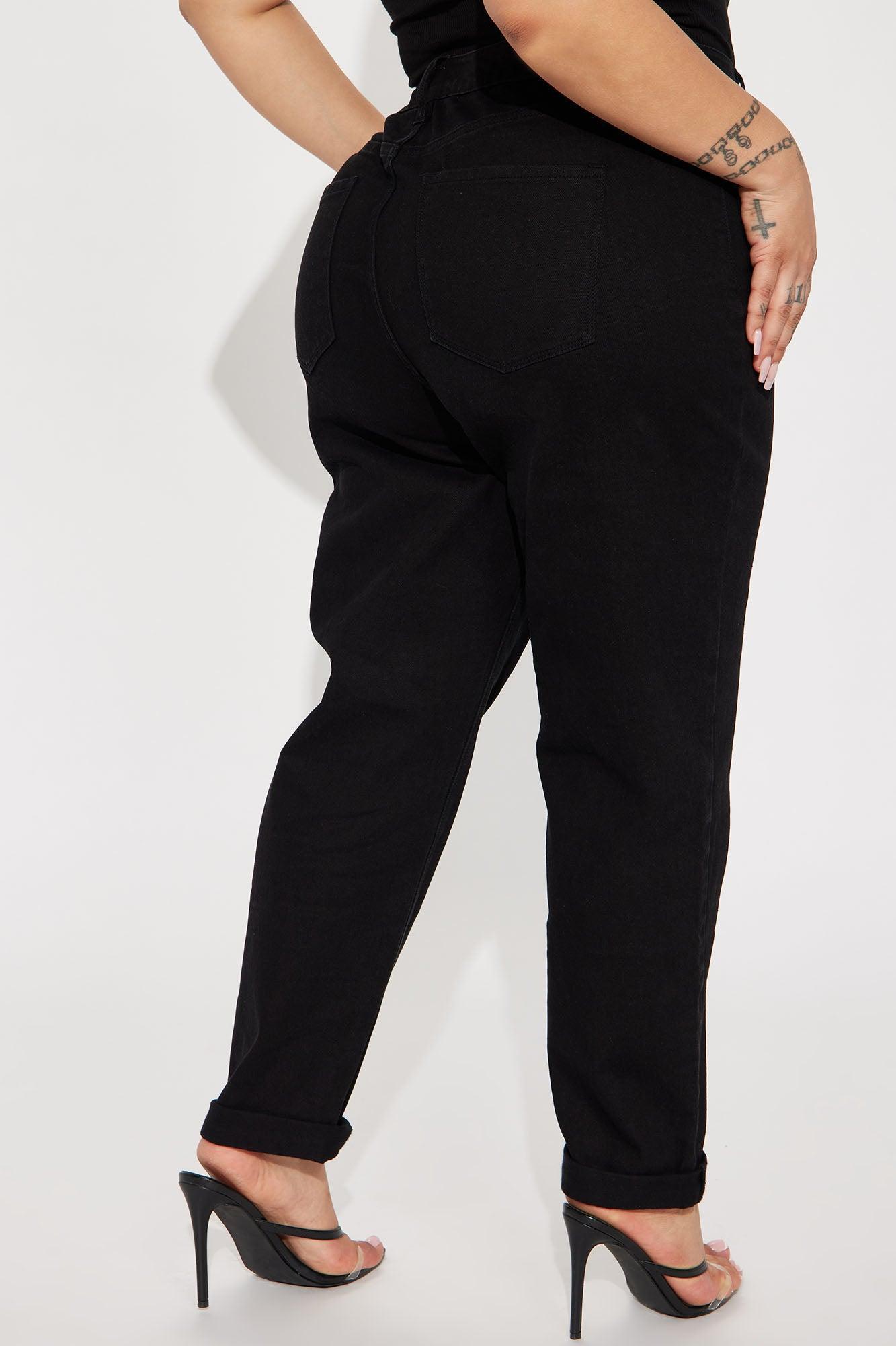 I Got It From My Mama Jeans - Black Product Image