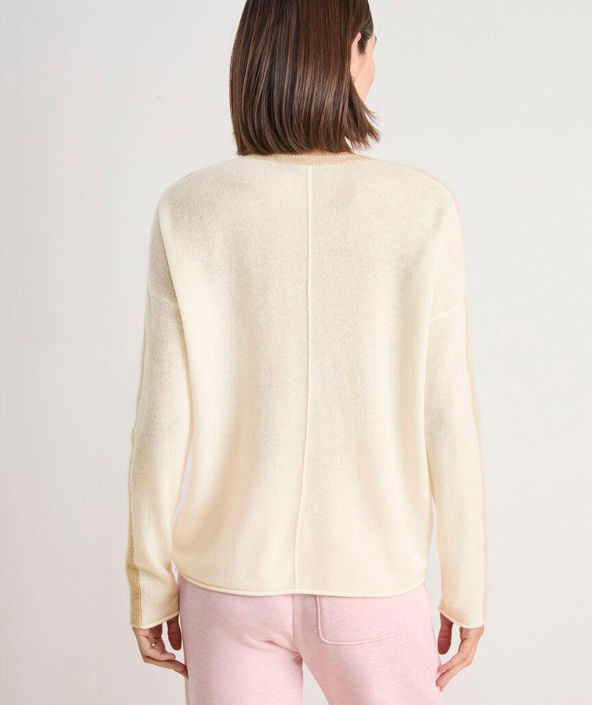 Seaspun Cashmere Colorblock Crewneck Sweater Product Image