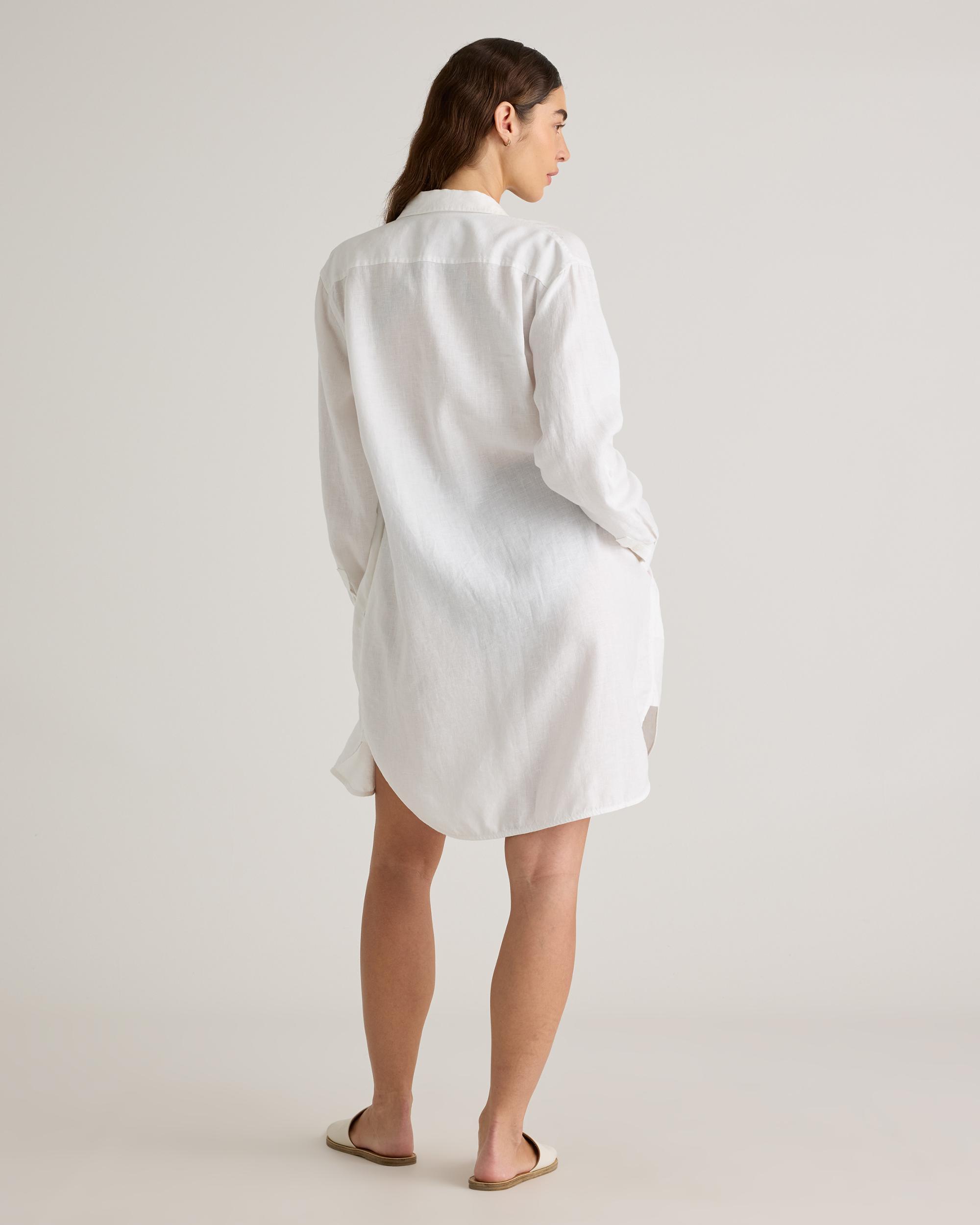 Quince | Women's 100% European Linen Shirt Dress Size XL, Organic Linen Product Image