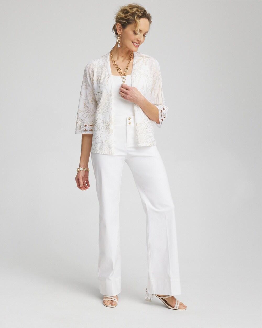 Trapunto Wide Leg Pants Product Image