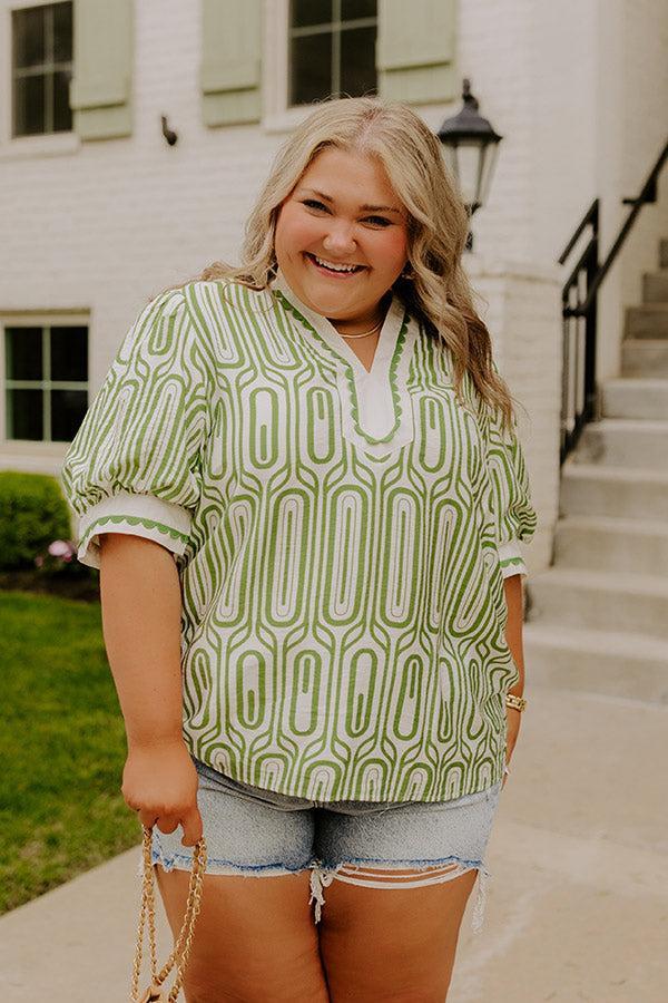 Art Deco Chic Shift Top Curves Product Image