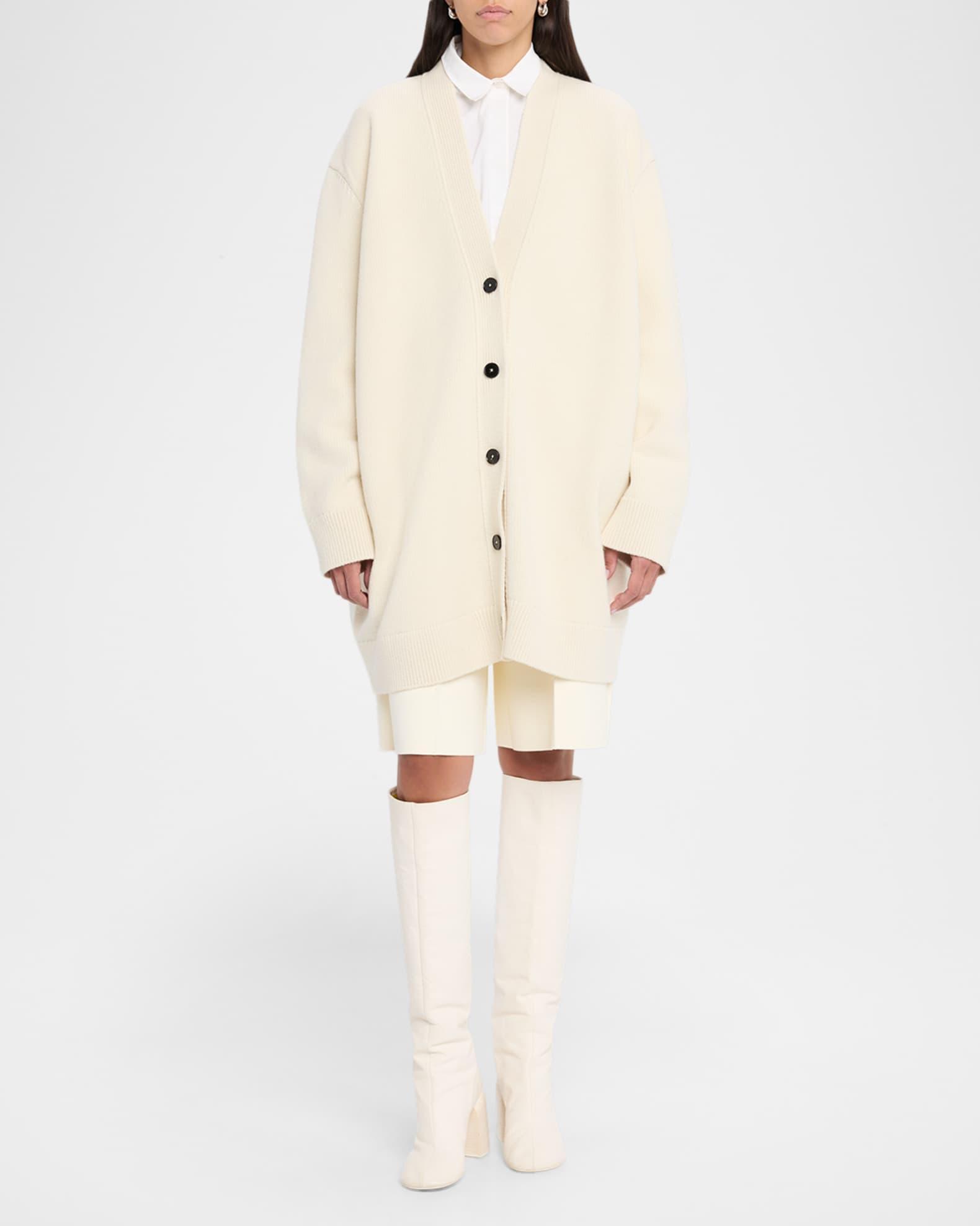 Oversized V-Neck Cardigan Product Image