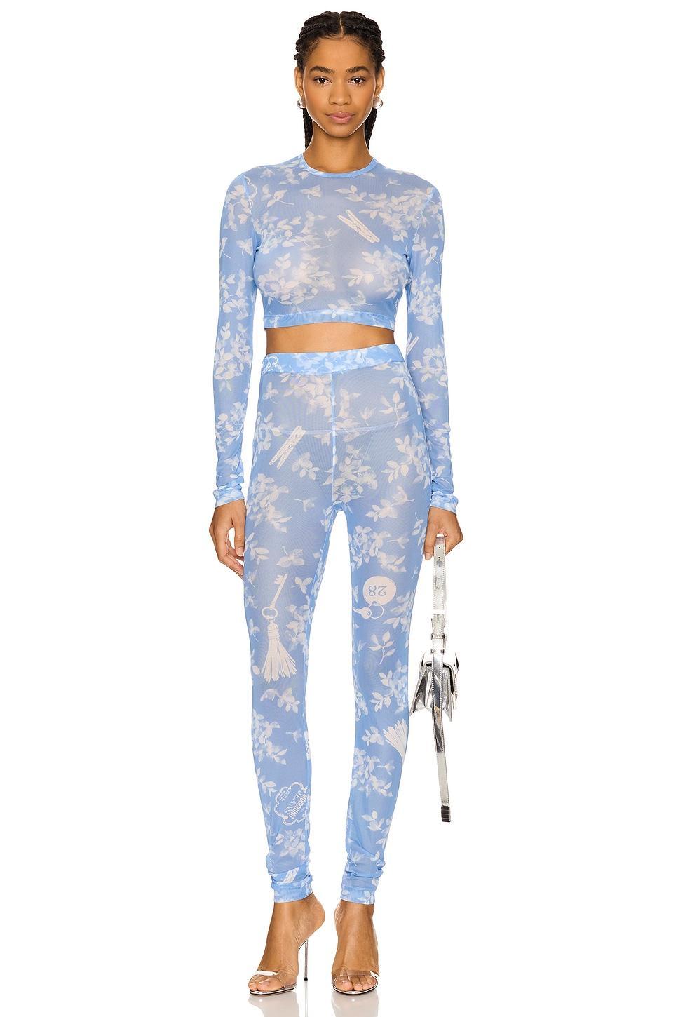 Floral Long Sleeve Top Moschino Jeans Product Image