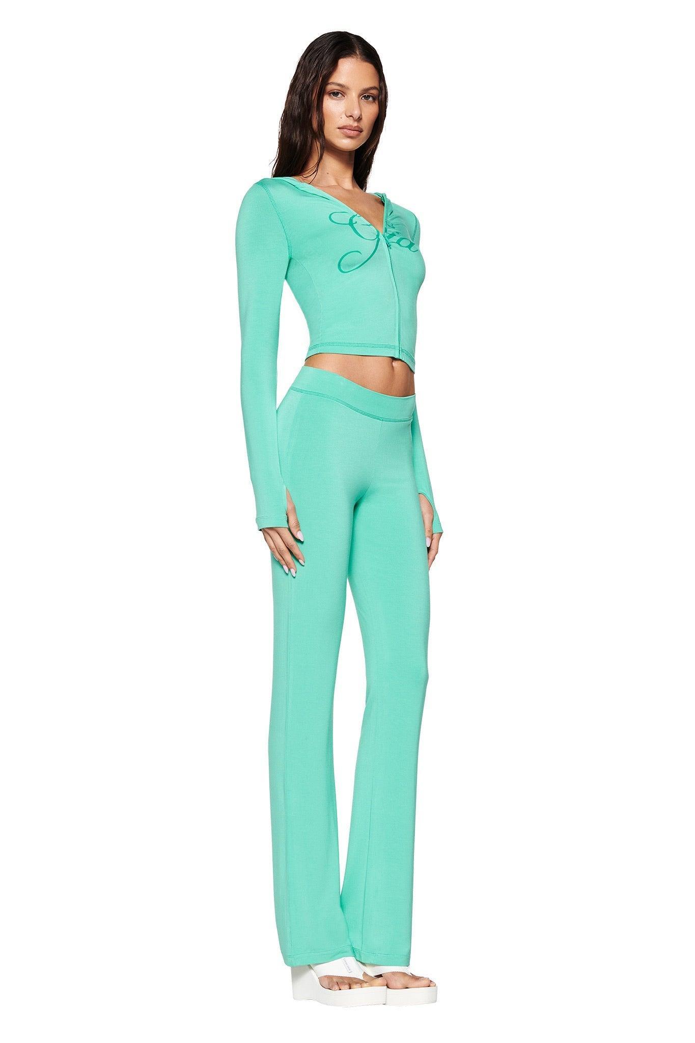 BLARE TRACKPANT - GREEN : TURQUOISE : TEAL Product Image