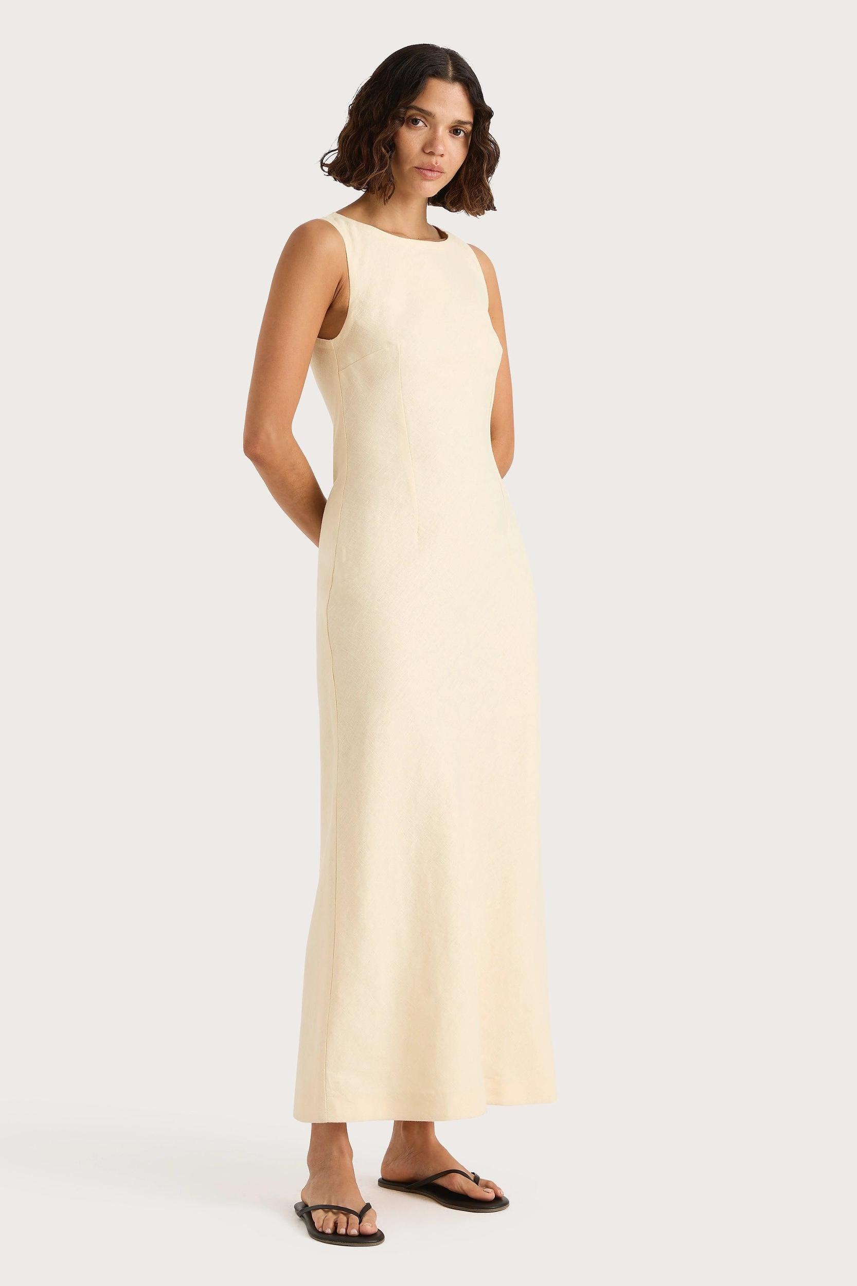 Lydie Maxi Dress Butter Product Image