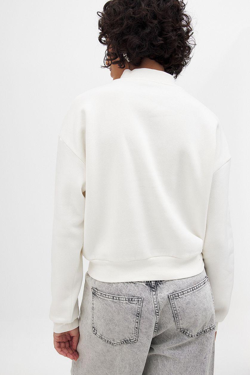 Zip Detail Sweatshirt Product Image